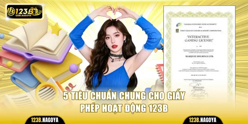 5 tiêu chuẩn chung cho giấy phép hoạt động 123B