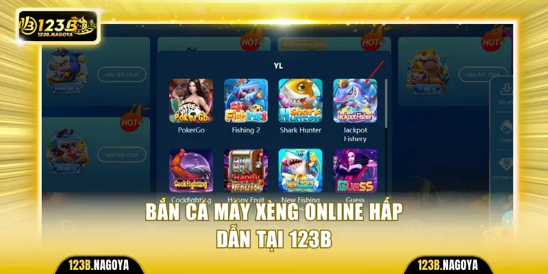 Bắn cá máy Xèng online game hấp dẫn tại 123B 