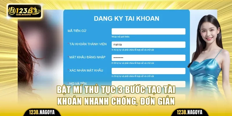 Bật mí thủ tục 3 bước tạo tài khoản nhanh chóng, đơn giản