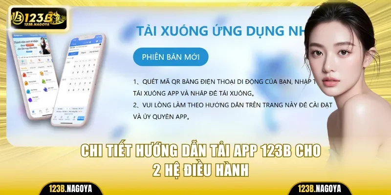 Chi tiết hướng dẫn tải app 123B cho 2 hệ điều hành