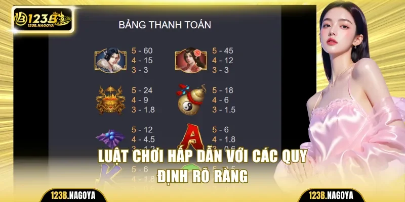 Luật chơi hấp dẫn với các quy định rõ ràng